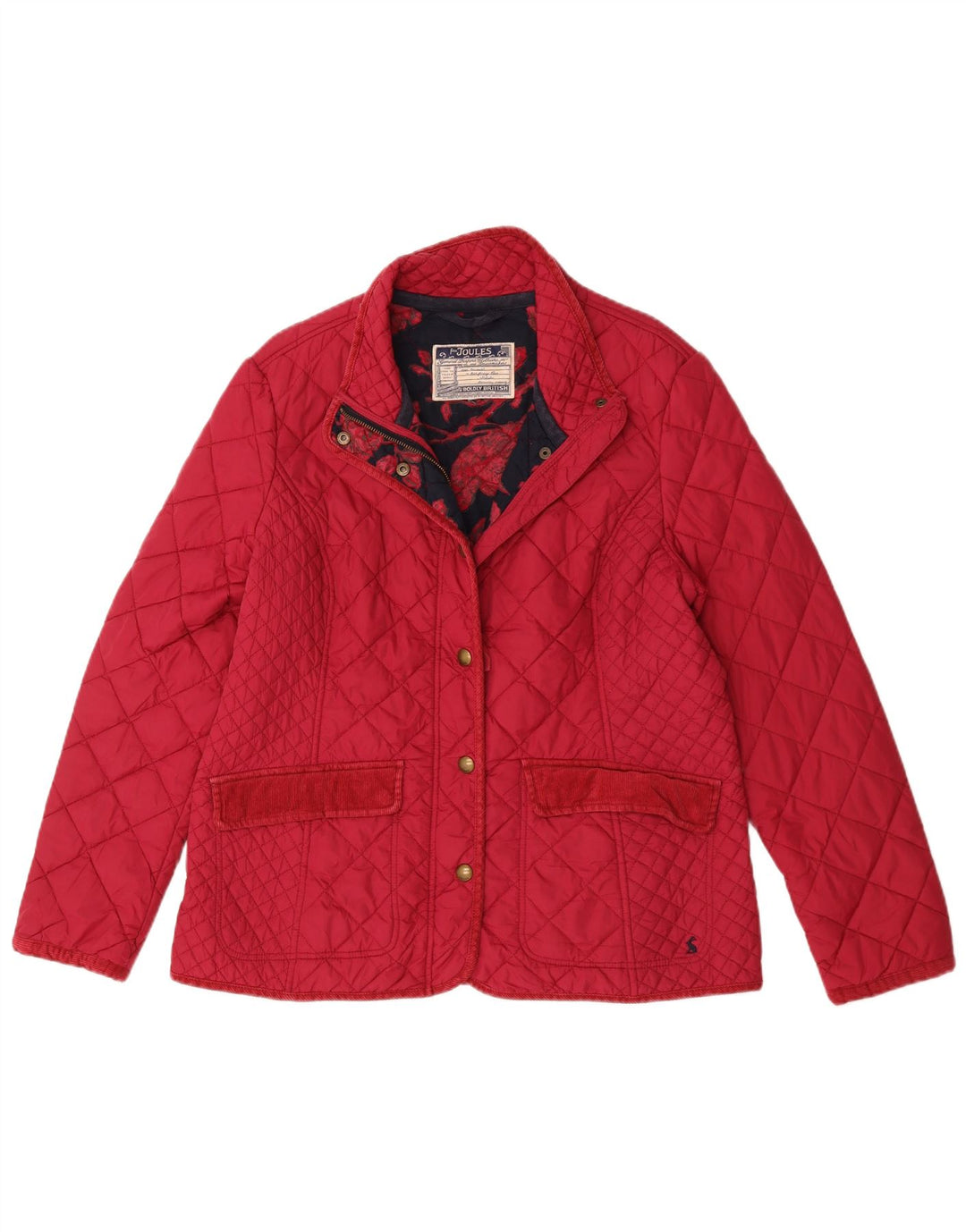 Joules Chaqueta acolchada para mujer Reino Unido 46 Grande Rosa