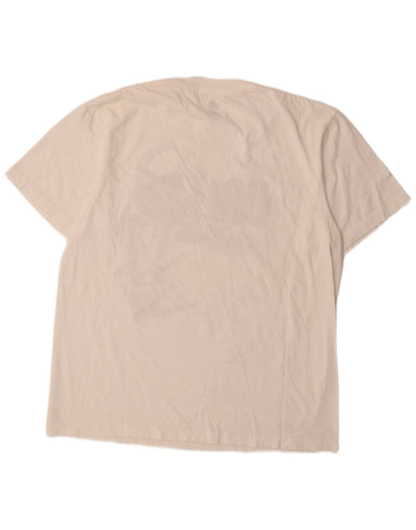 Adidas Hombre Dallas Graphic Camiseta Top XL Algodón Blanco