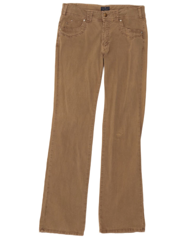 Vaqueros Trussardi Mujer De Talle Bajo Bootcut W29 L33 Algodón Beige
