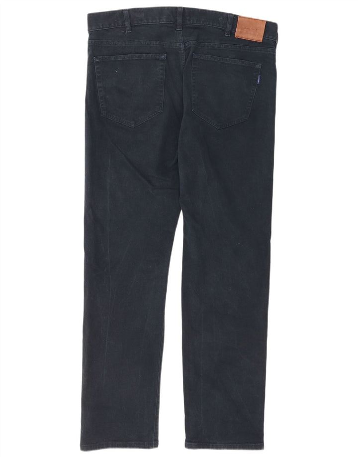 Vaqueros rectos de corte regular Gant para hombre W36 L32 Algodón azul marino