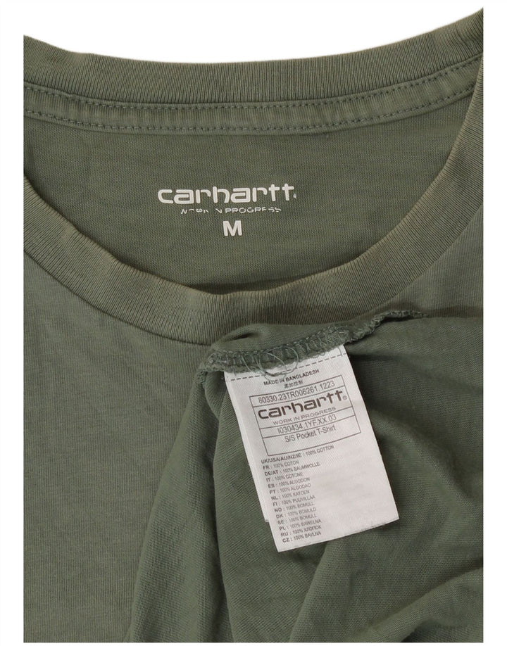 Camiseta Carhartt Hombre Top Medium Verde Algodón