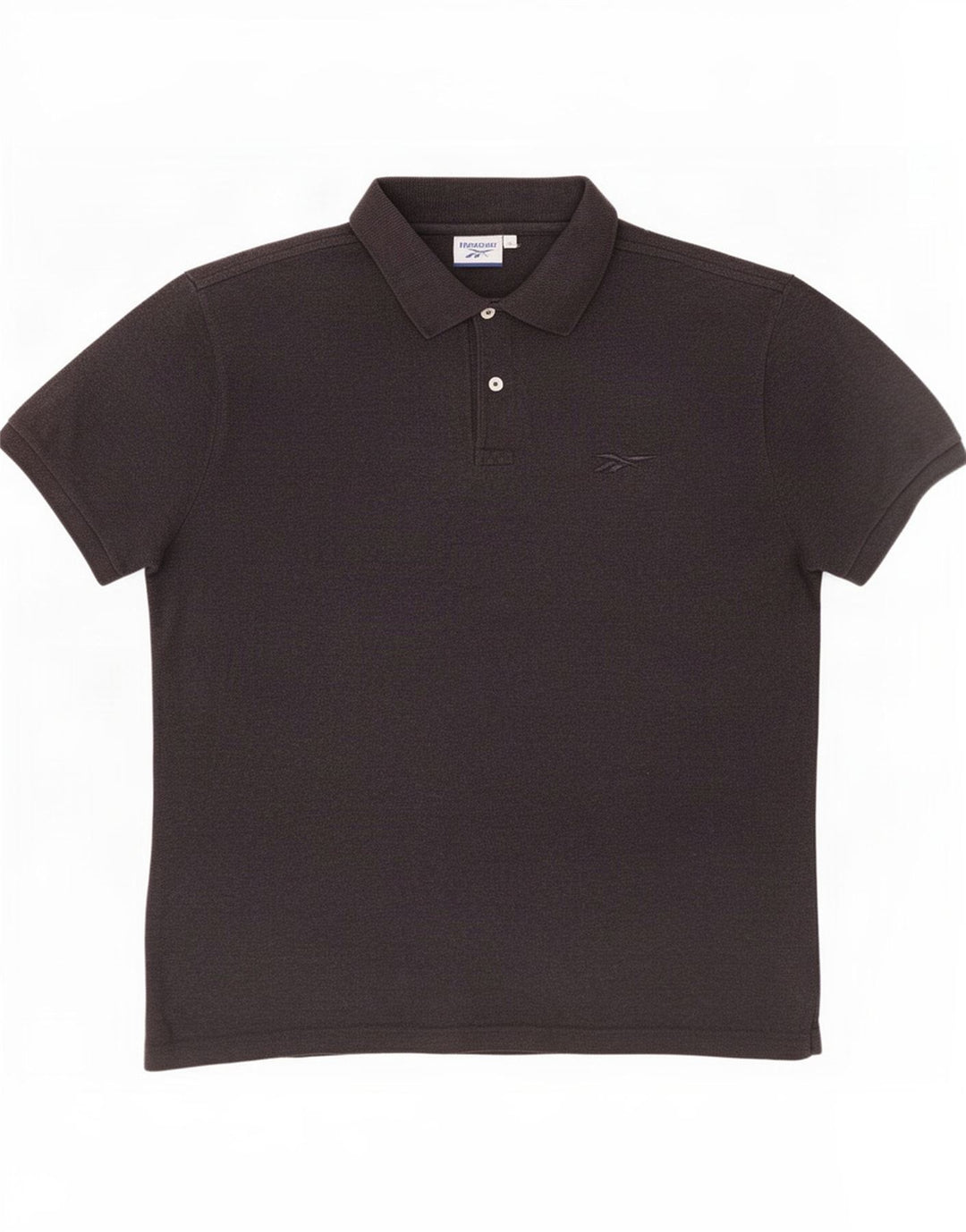 Polo Reebok Hombre Mediano Azul Marino Algodón