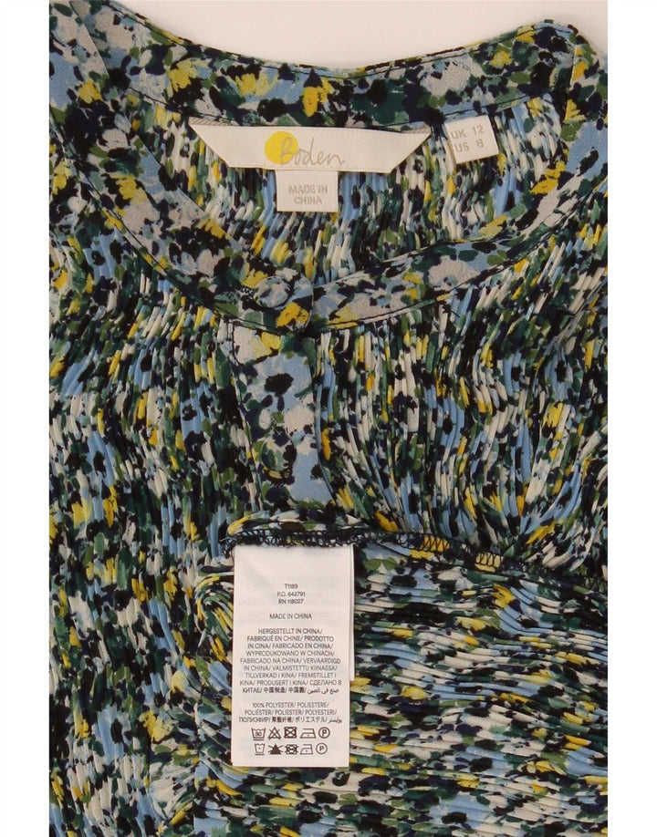 Blusa tipo camisa para mujer Boden UK 42 Mediana Poliéster floral multicolor