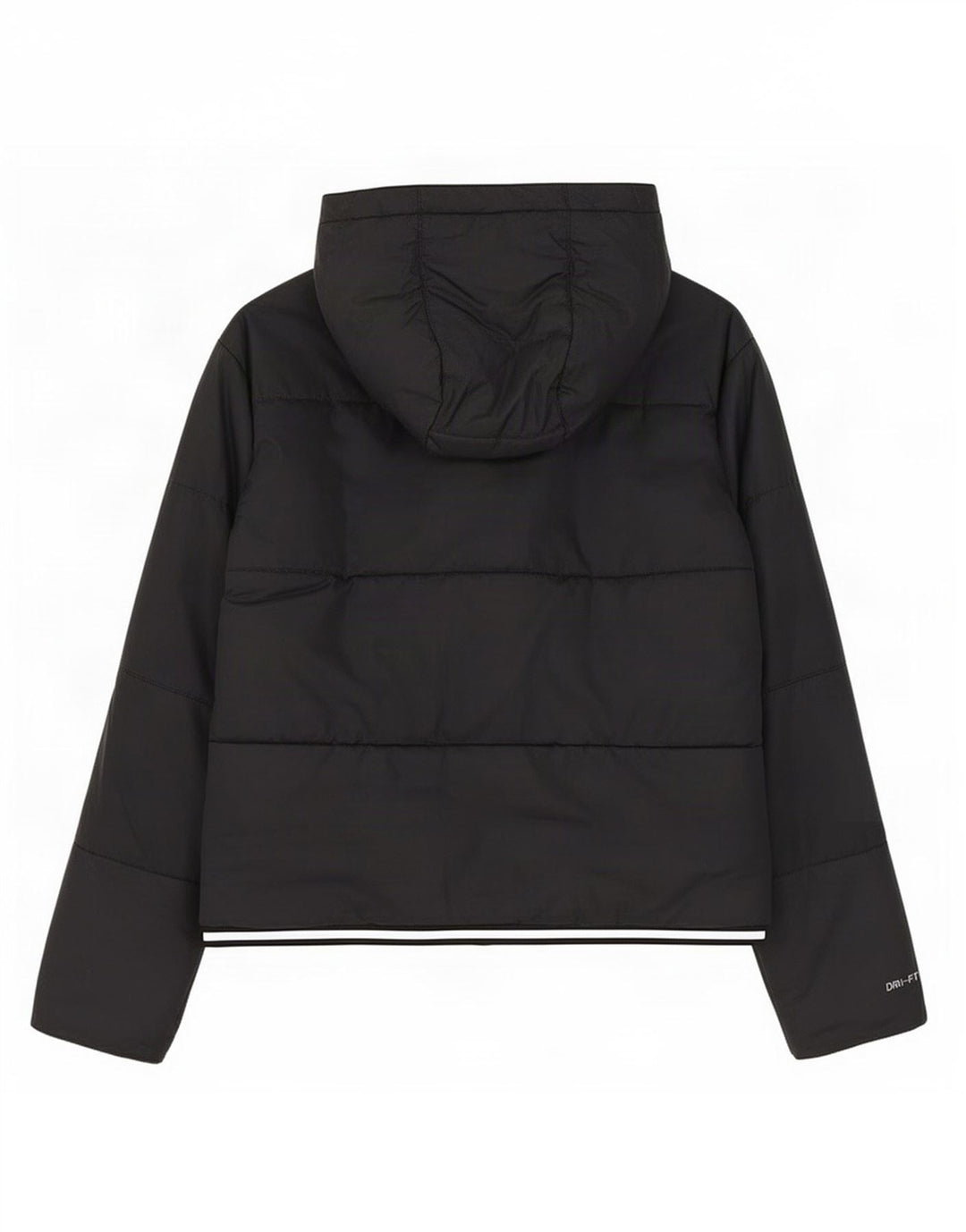 Nike - Chaqueta acolchada extragrande con capucha Therma-Fit para mujer, talla M, color negro