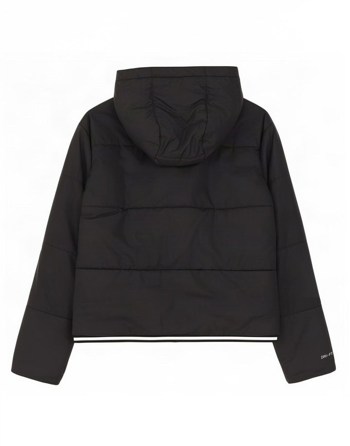 Nike - Chaqueta acolchada extragrande con capucha Therma-Fit para mujer, talla M, color negro