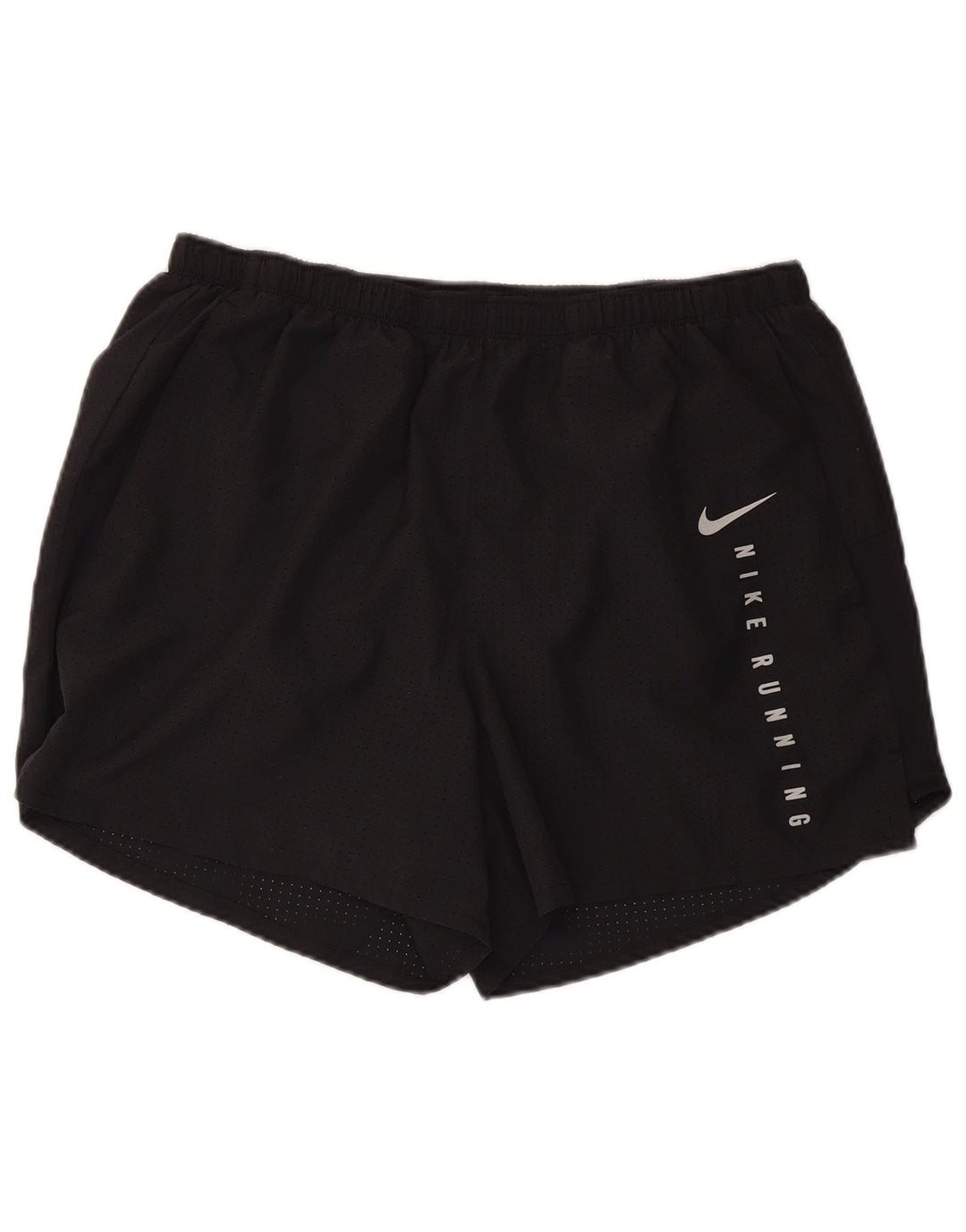 NIKE Pantalones cortos deportivos Dri Fit Graphic para hombre XL Poliéster negro