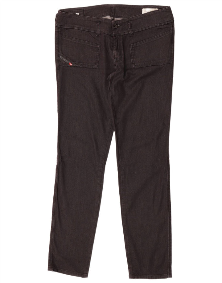 Diesel Mujer Husky Slim Jeans W30 L30 Algodón Negro