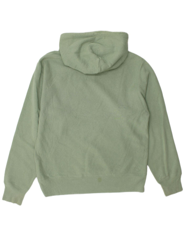 Champion Sudadera Con Capucha Y Estampado De Algodón Verde Medio Hombre