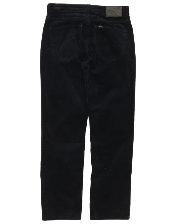 Pantalones rectos de pana Marion para mujer Lee W27 L27 Algodón negro