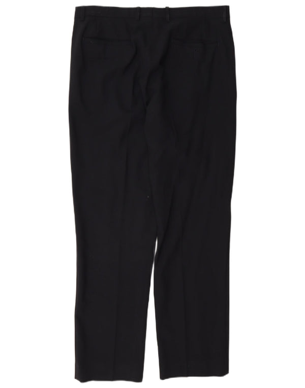 Pantalones chinos rectos Calvin Klein para hombre W32 L30 Lana azul marino