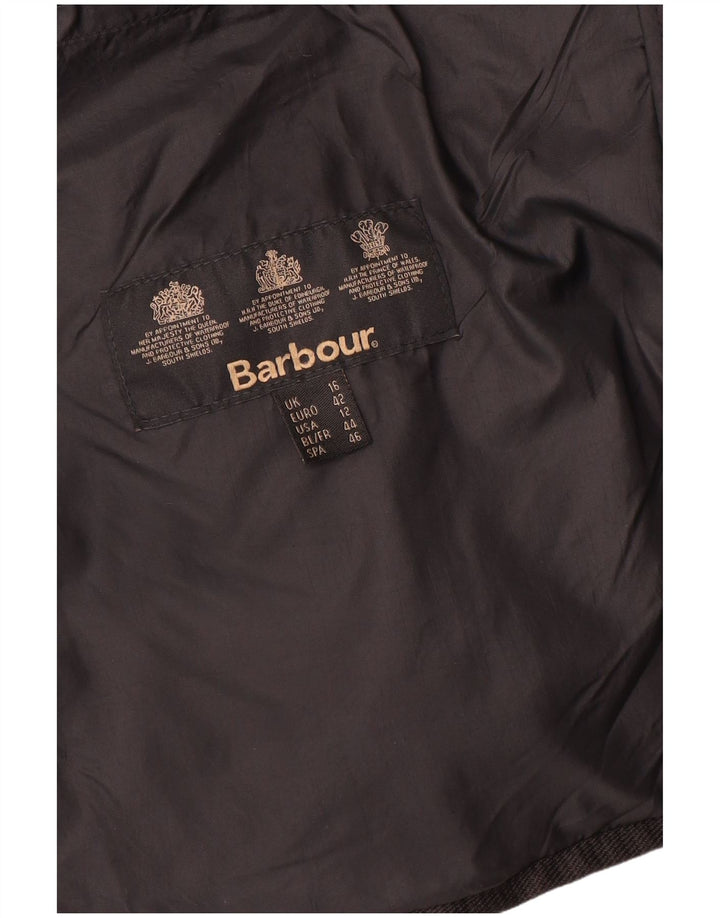 Barbour Chaqueta acolchada para mujer UK 46 Grande Poliamida negra