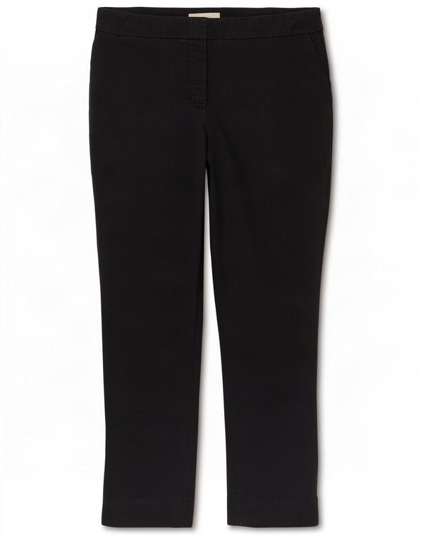 Hobbs Pantalones Cortos Rectos para Mujer UK 10 Small W27 L24 Azul Marino Algodón