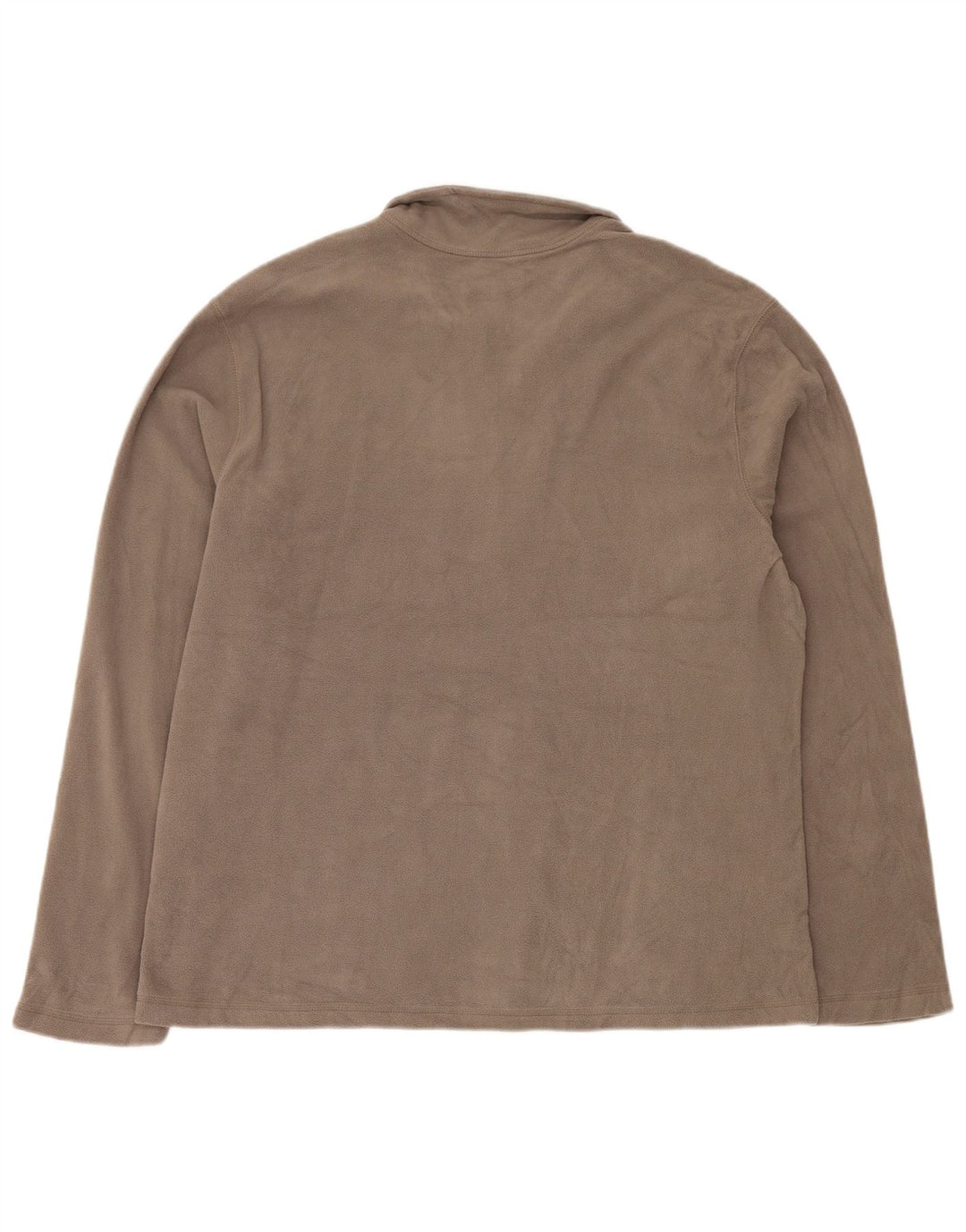 EDDIE BAUER Jersey polar con cuello y cremallera para hombre XL Poliéster gris