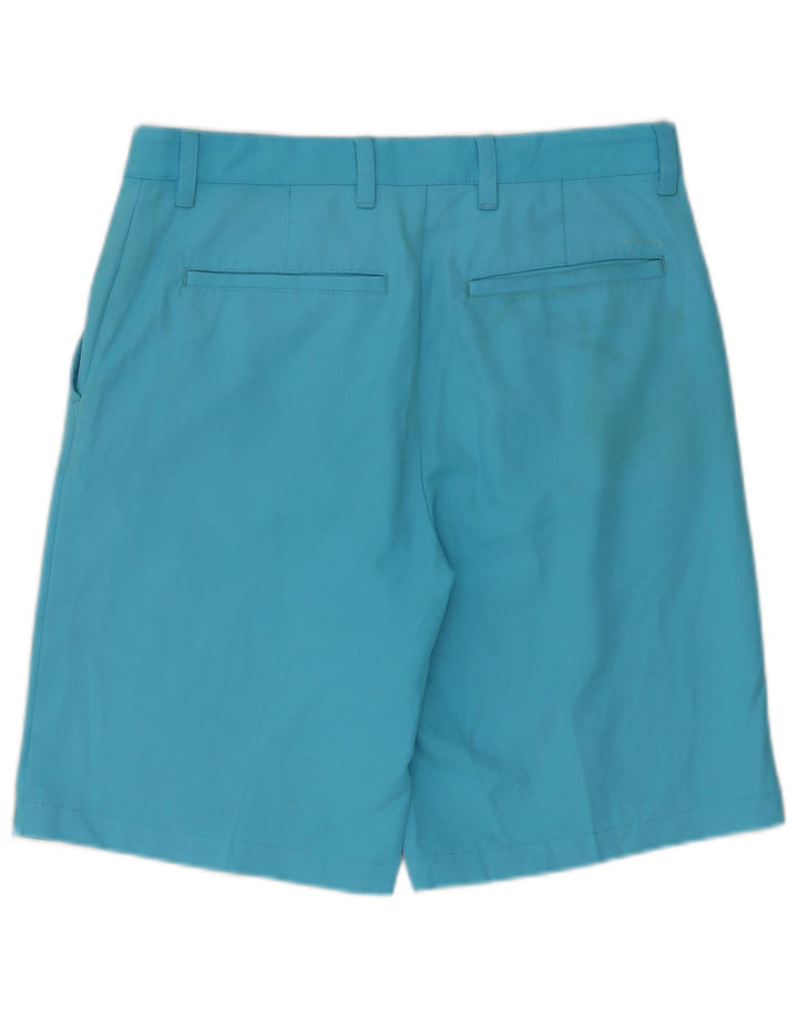 Pantalones cortos chinos Izod para hombre W32 Poliéster azul medio