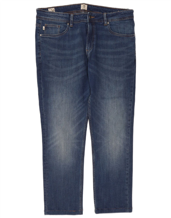 Timberland Vaqueros Rectos Mujer W36 L29 Algodón Azul