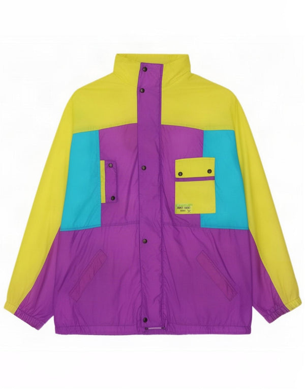 Brugi Chaqueta de chándal con capucha para hombre XL Multicolor Colorblock