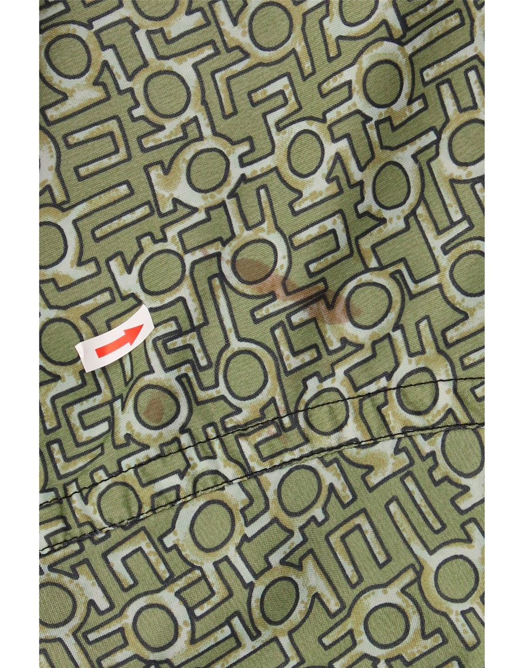 PROLINE Chaqueta anorak para hombre UK 44 2XL Verde Geométrico