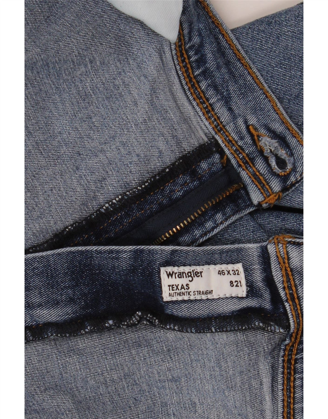 WRANGLER Vaqueros rectos Texas para hombre W46 L32 azul