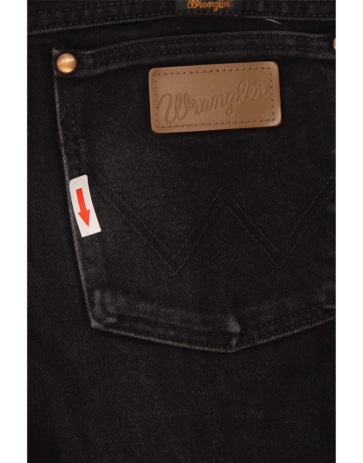 Wrangler Vaqueros rectos para hombre W29 L30 Algodón negro