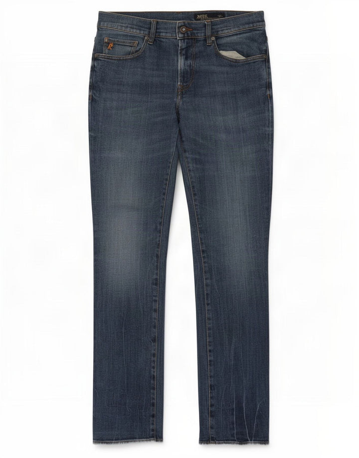 Vaqueros ajustados para hombre Rifle W33 L34 Algodón azul