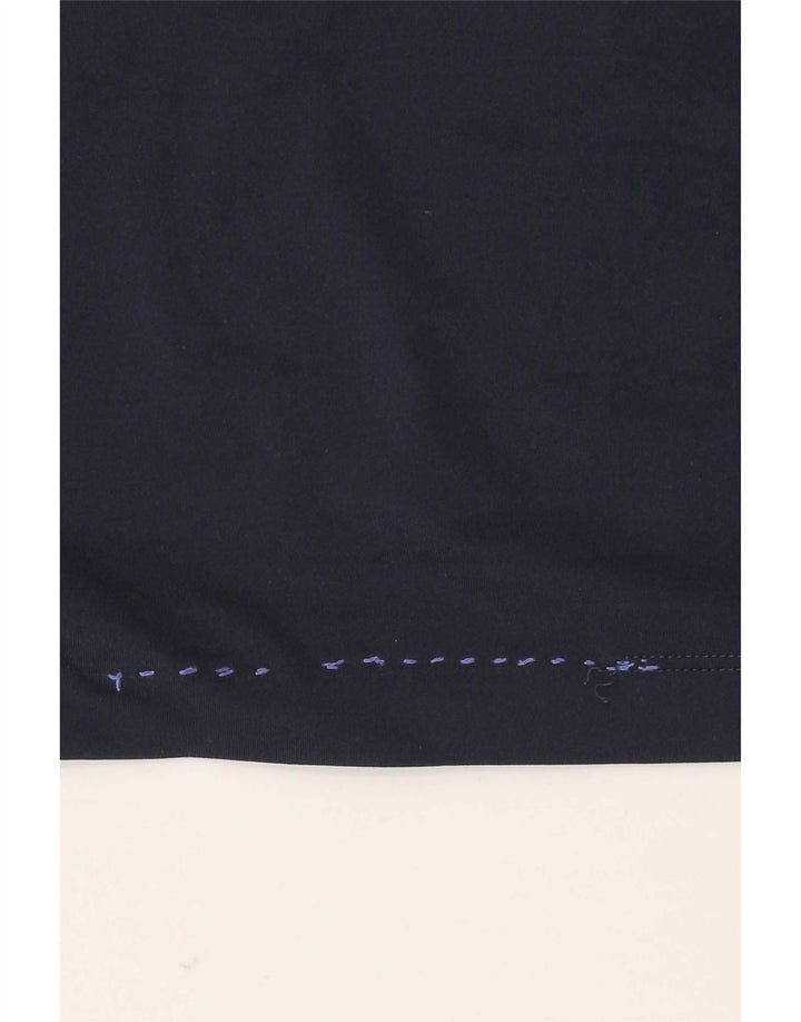Nike Mens Dri Fit Top manga larga UK 42/44 Grande Azul Marino Poliéster