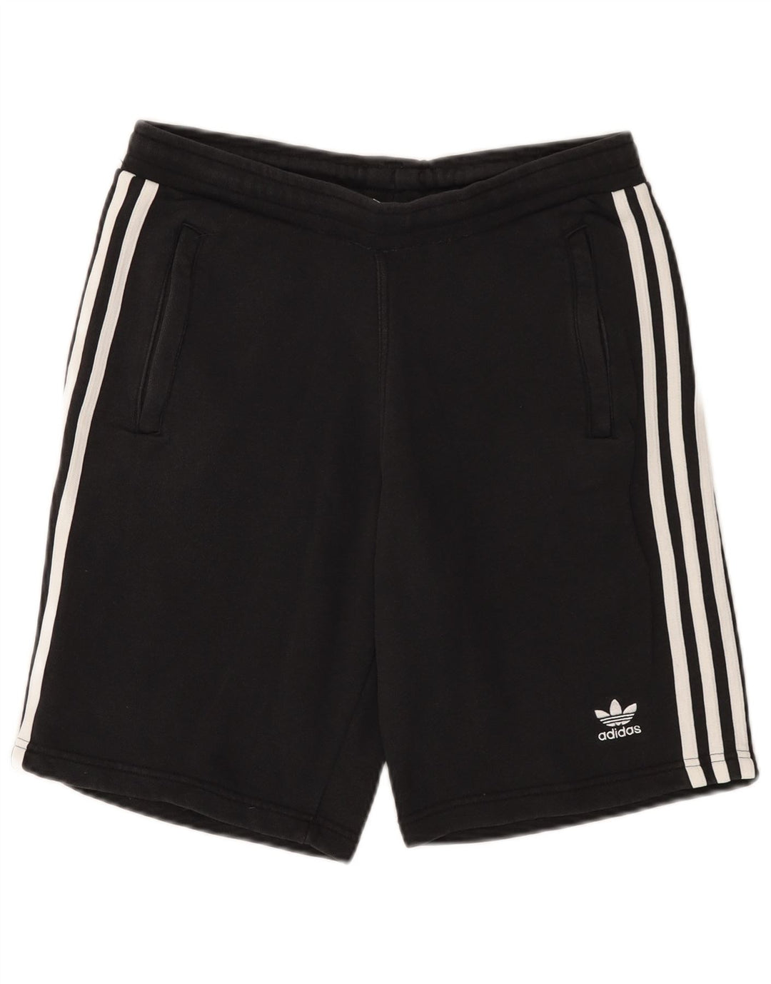 Pantalones cortos deportivos ADIDAS para hombre de algodón negro mediano