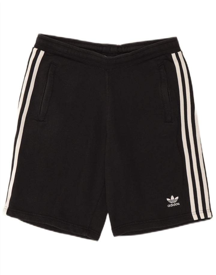 Pantalones cortos deportivos ADIDAS para hombre de algodón negro mediano