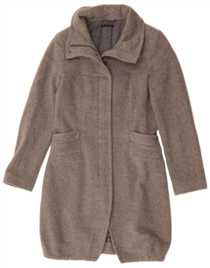 Abrigo de mujer SISLEY IT 38 XS Lana gris