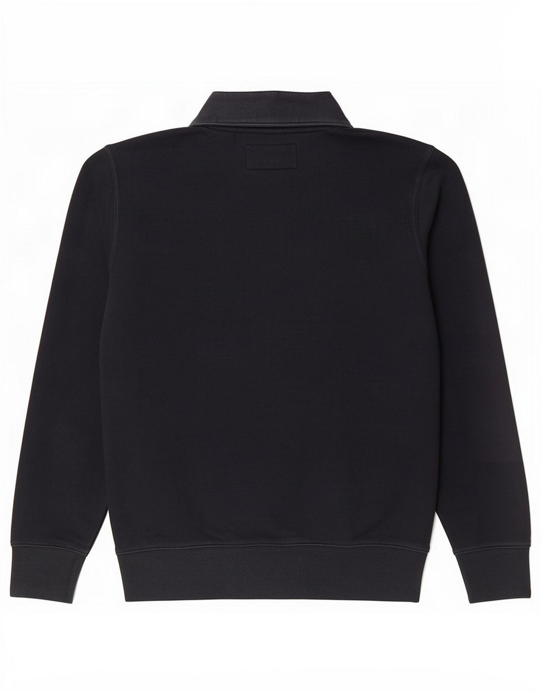 Jack Wills Sudadera con cuello y cremallera para hombre, jersey pequeño, azul marino