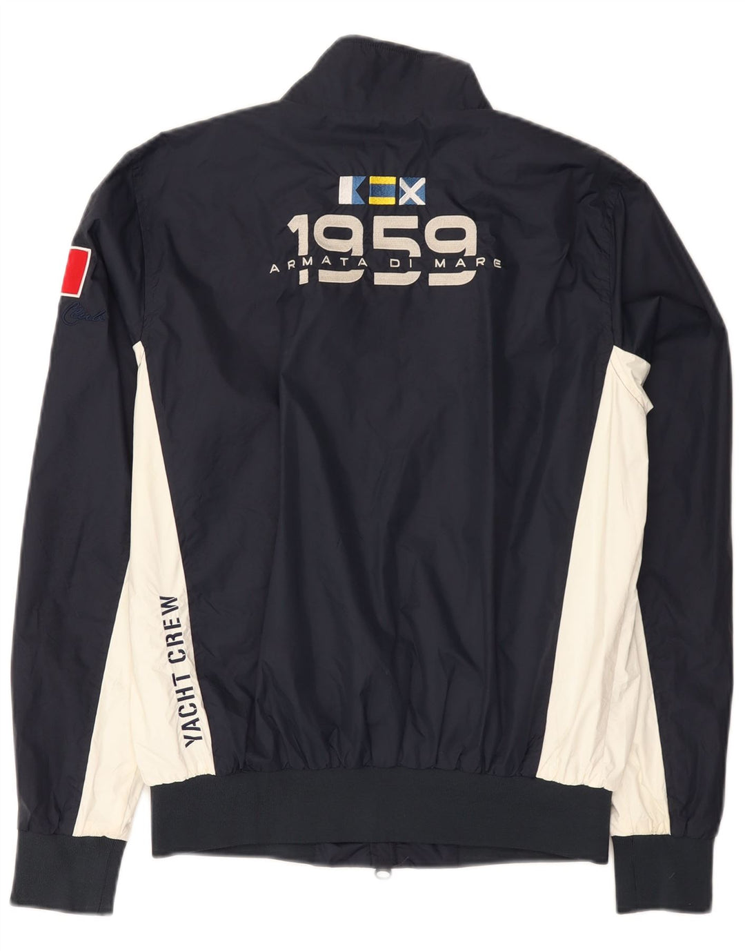 Armata Di Mare Chaqueta de chándal para hombre IT 46 Small Azul marino Colorblock