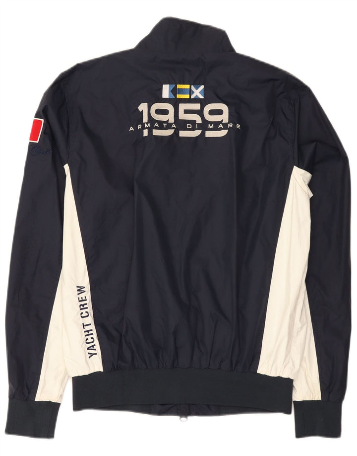 Armata Di Mare Chaqueta de chándal para hombre IT 46 Small Azul marino Colorblock