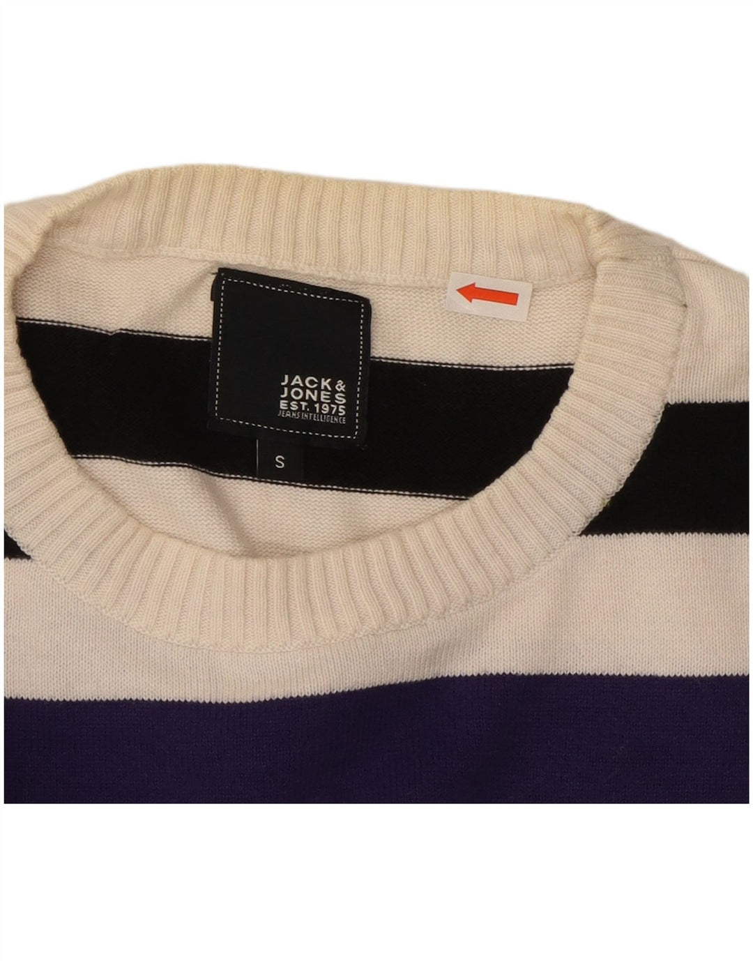 Jack & Jones Jersey De Cuello Redondo Para Hombre Pequeño Multicolor A Rayas