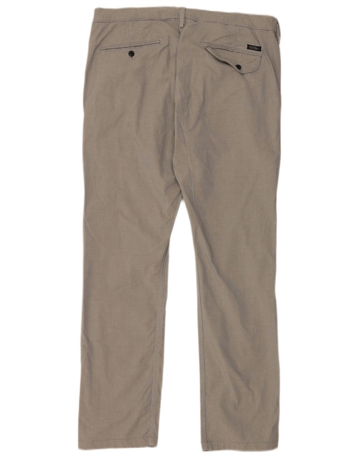 LEE Pantalones chinos ajustados para hombre W36 L32 Algodón gris