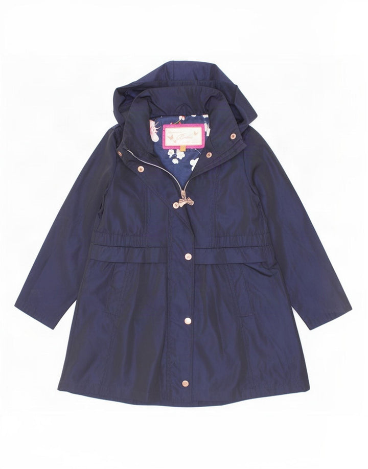 Ted Baker Chubasquero con capucha para niña 7-8 años Azul marino