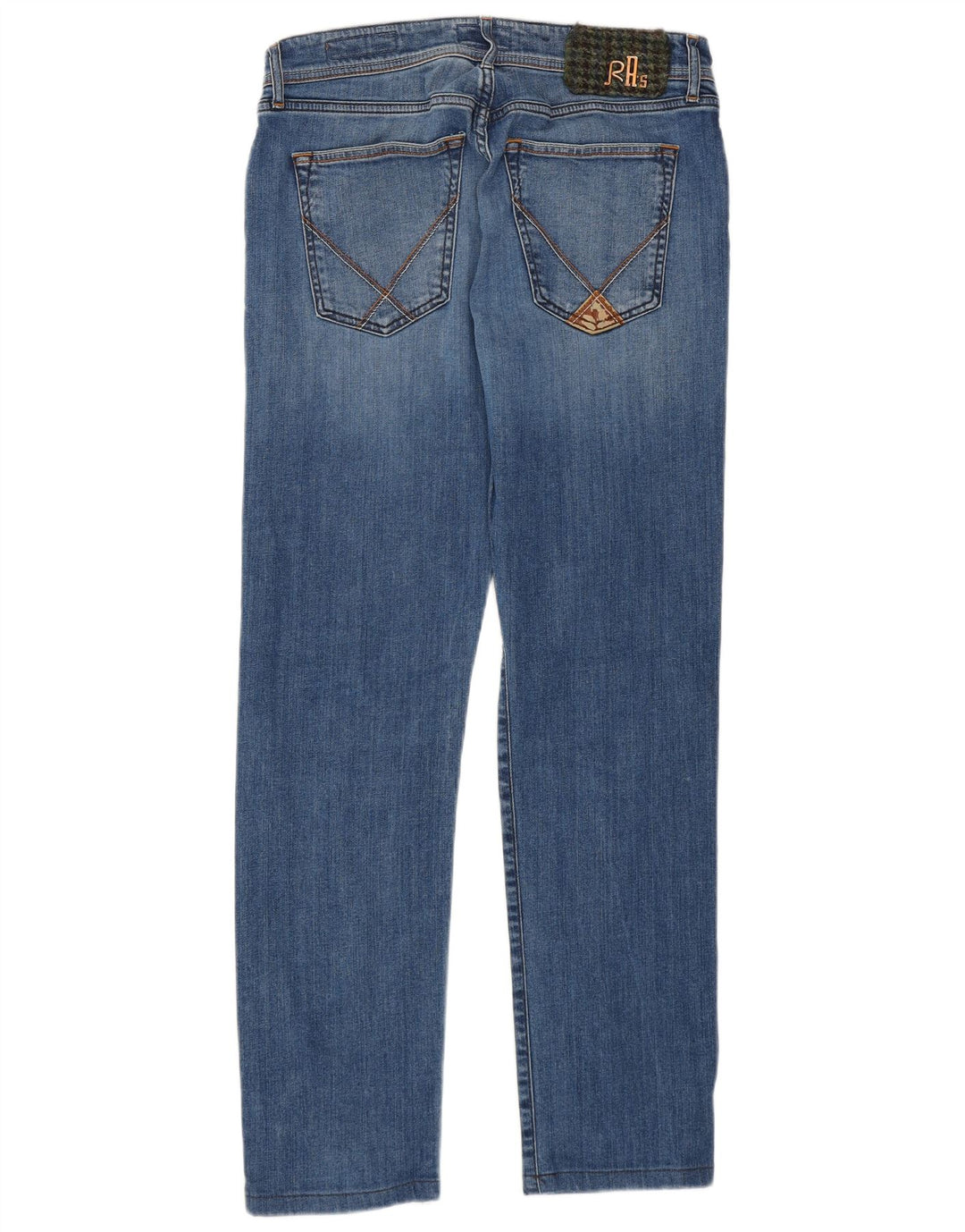 Vaqueros rectos para mujer Roy Rogers W32 L30 Algodón azul