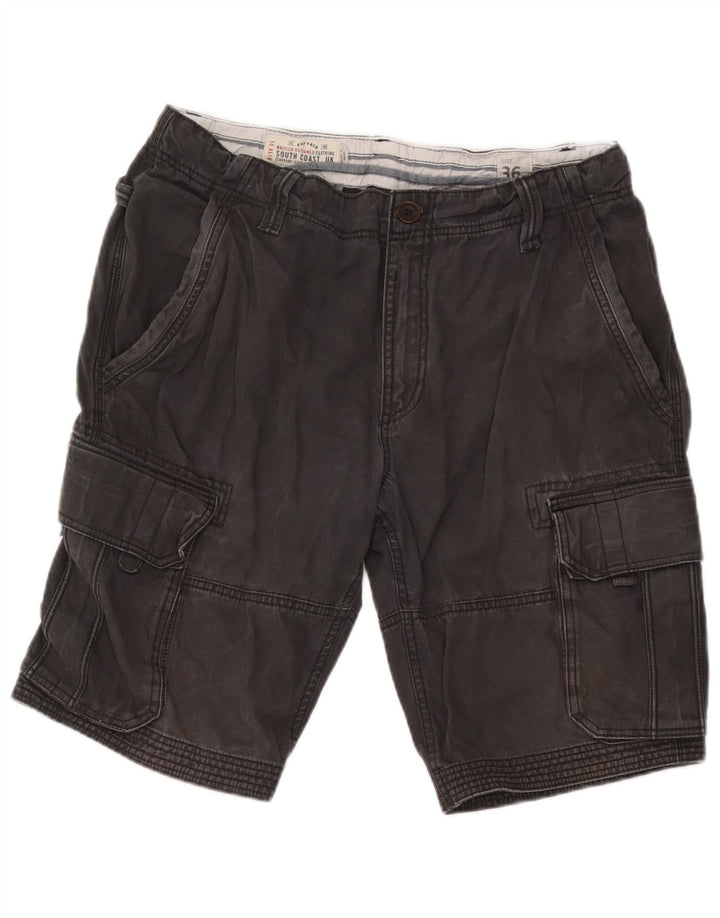 Pantalones cortos cargo para hombre Fat Face W36 Algodón gris grande