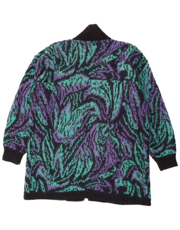 Amari Suéter tipo cárdigan largo de gran tamaño para mujer UK 10 Small Multicolor