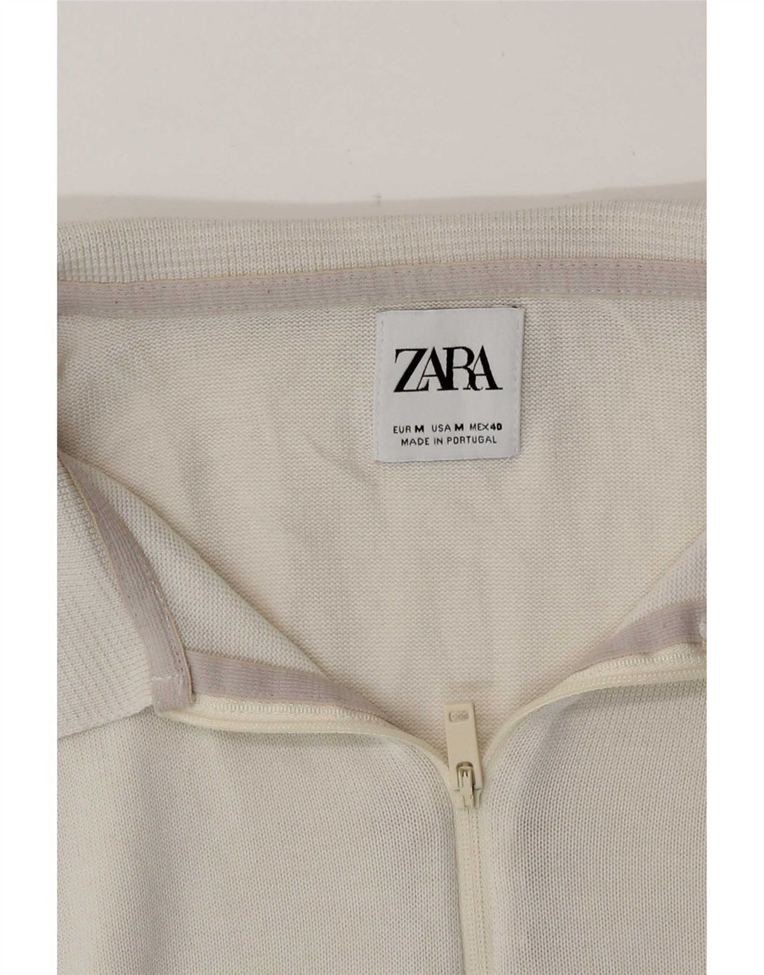 Zara Polo Mujer UK 40 Medio Beige
