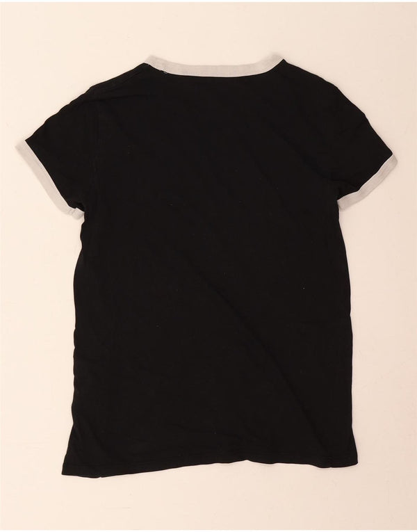 Levi's Camiseta para mujer Top UK 10 Small Black Cotton