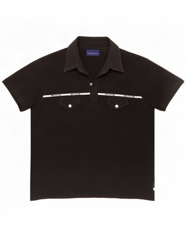 Polo Trussardi para mujer ES 20 2XL Negro Algodón