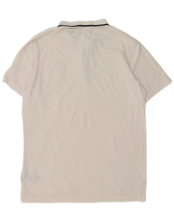 Fila Polo para hombre de algodón a rayas blancas grandes