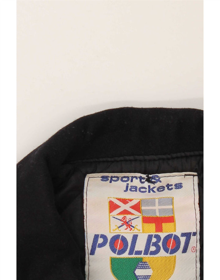 Polbot Chaqueta utilitaria para hombre UK 42 XL Lana azul marino