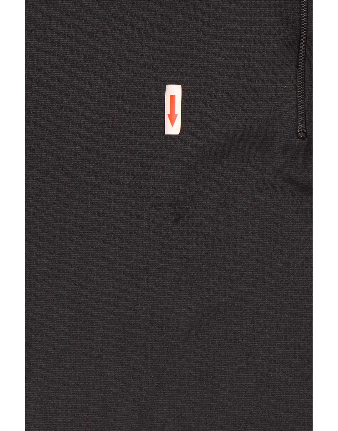 Patagonia Hombre Zip Neck Jersey Chándal Top XL Poliéster Negro