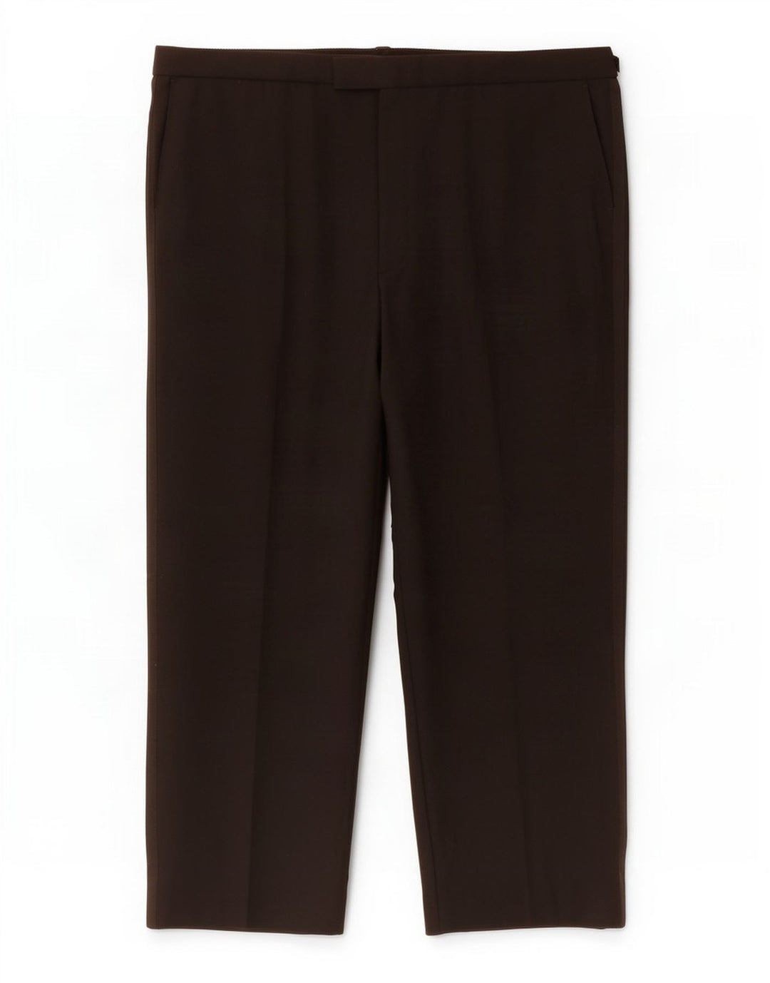 Marks & Spencer Pantalón de traje recto para hombre W44 L29 Poliéster negro