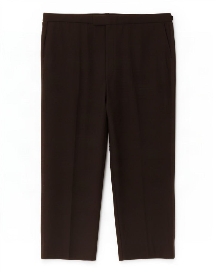 Marks & Spencer Pantalón de traje recto para hombre W44 L29 Poliéster negro