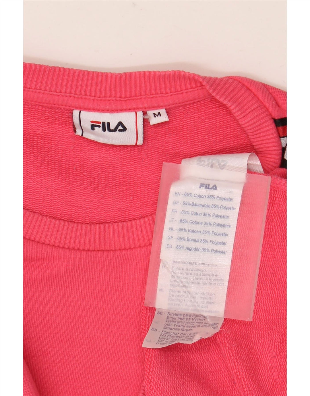 Fila Sudadera gráfica para mujer Jumper UK 44 Medium Pink Colourblock
