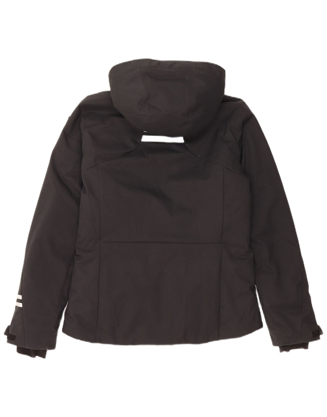 Rossignol Chaqueta impermeable con capucha para mujer UK 44 Grande Poliéster negro