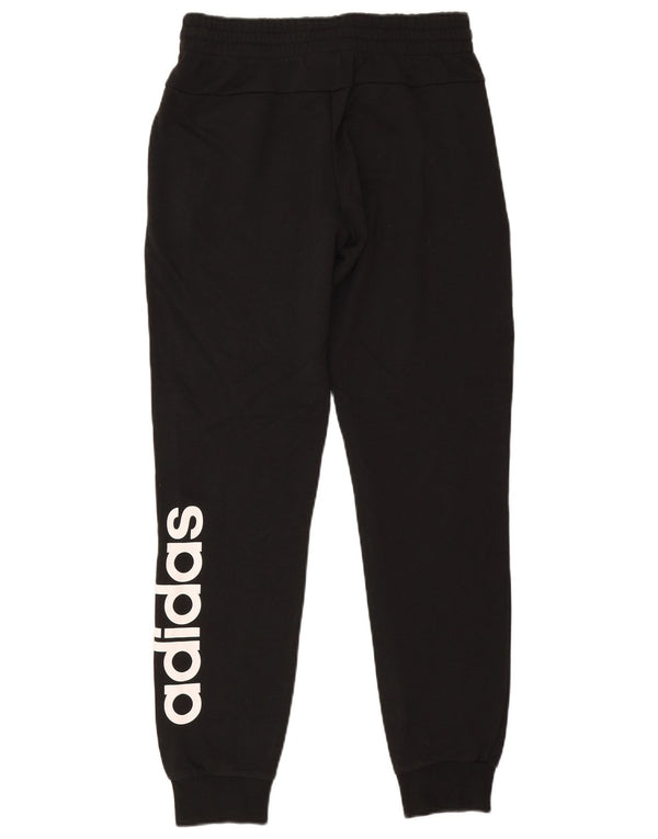 Adidas Mujer Graphic Chándal Pantalones Joggers UK 8/10 Small Negro