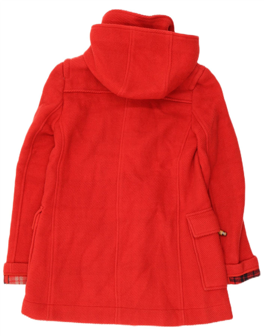 Topshop Trenca con capucha para mujer UK 8 Small Lana roja