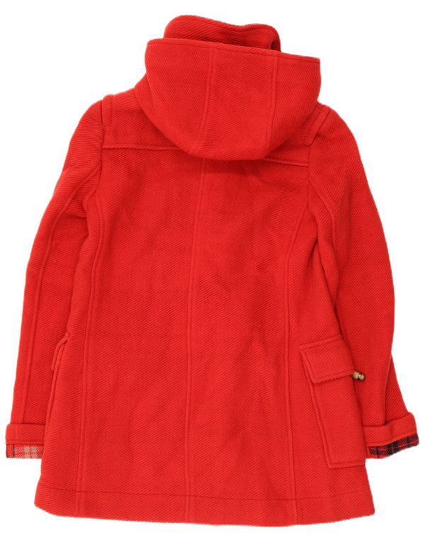 Topshop Trenca con capucha para mujer UK 8 Small Lana roja